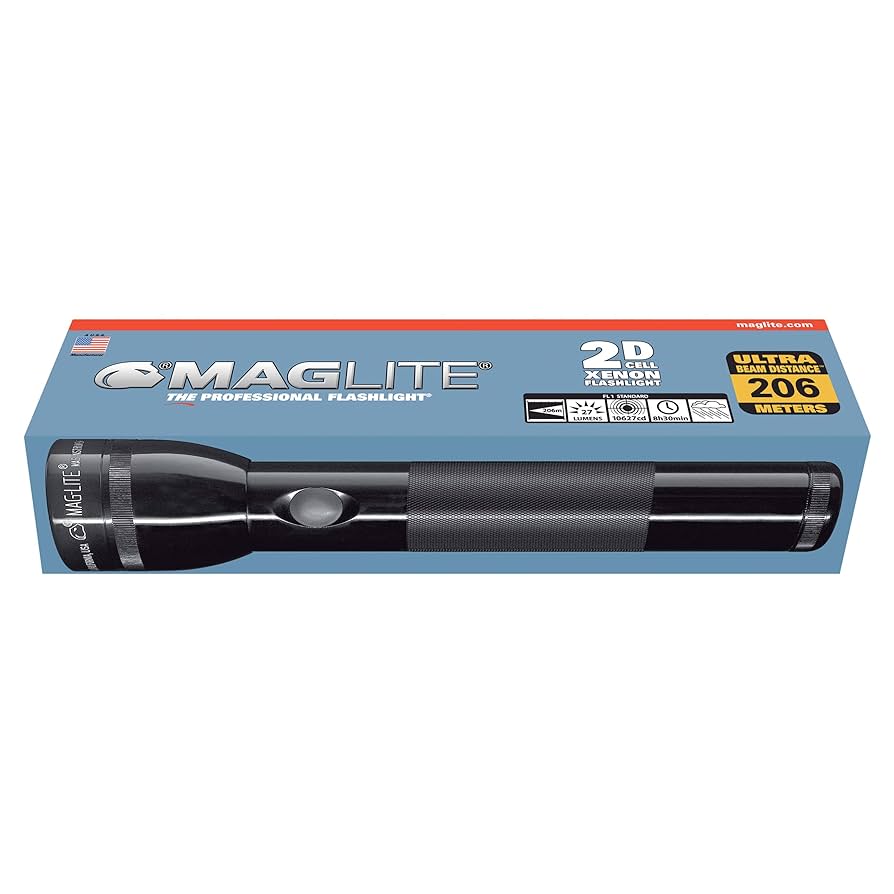 Amazon.co.jp: MAG-LITE Dセル 単一2本仕様マグライト 赤 【並行